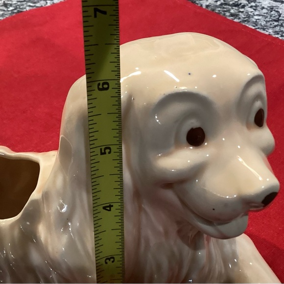 🟡 Ceramic Dog Planter, I think it’s a Cocker Spaniel, in really nice condition - Picture 10 of 10